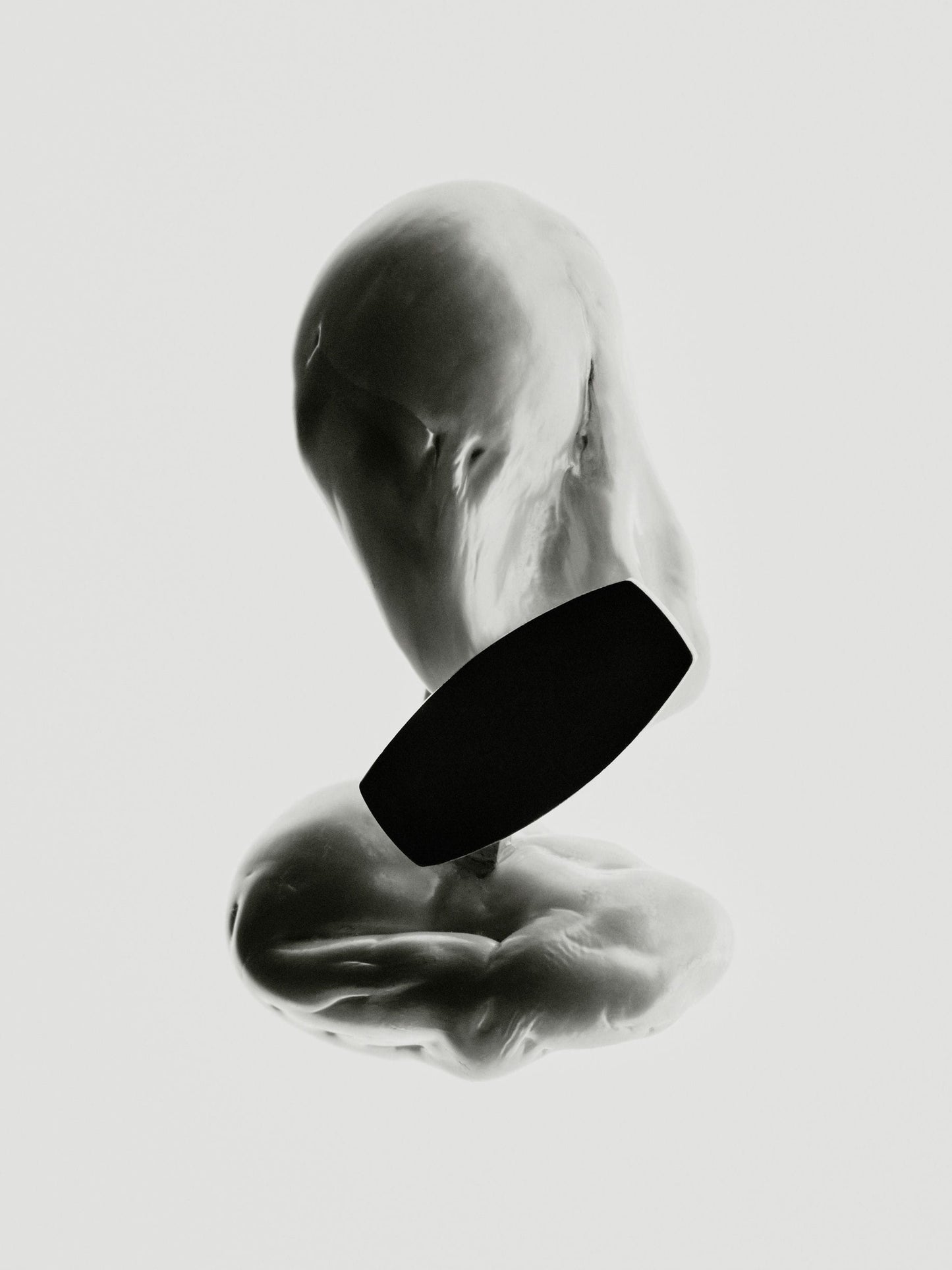 Dune cuff links: baroque pearl