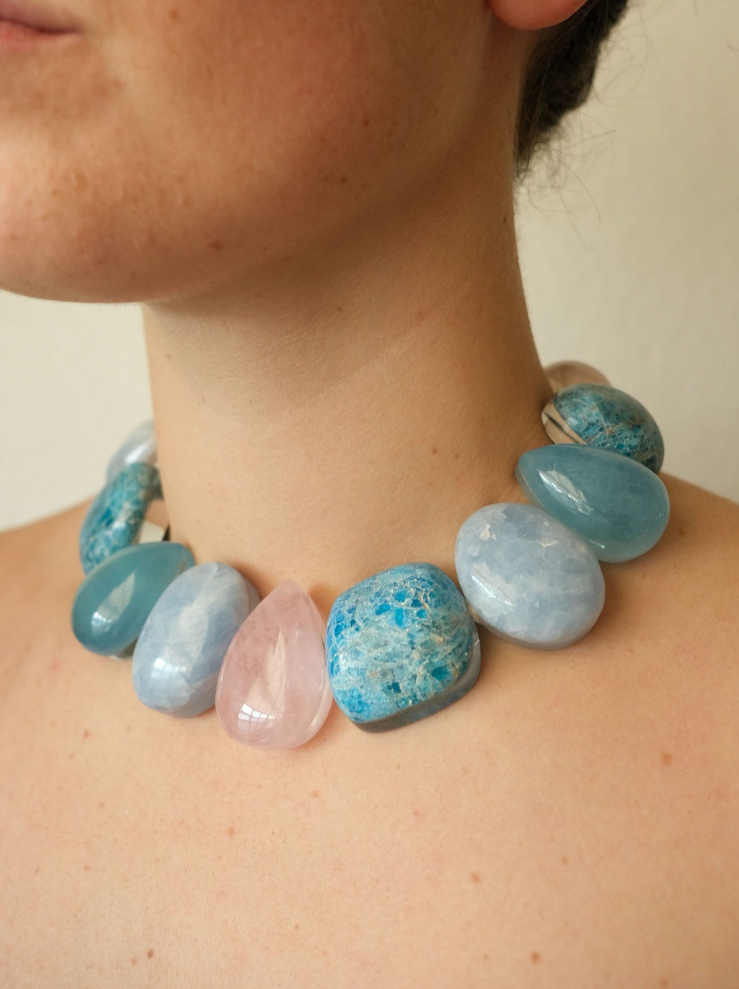 Necklace: mixed materials