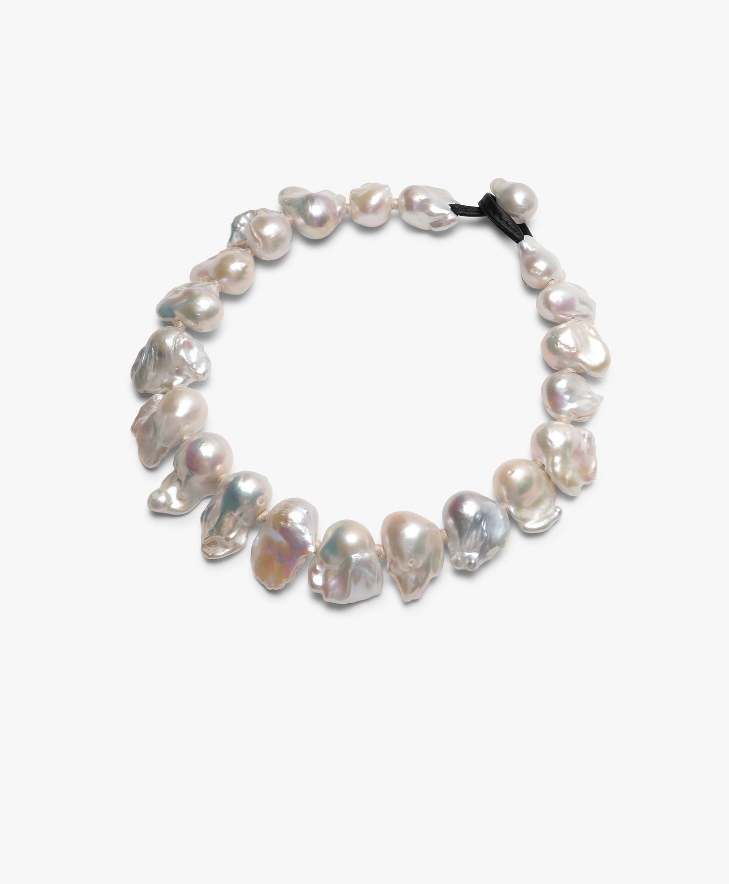 Necklace: wild baroque pearls