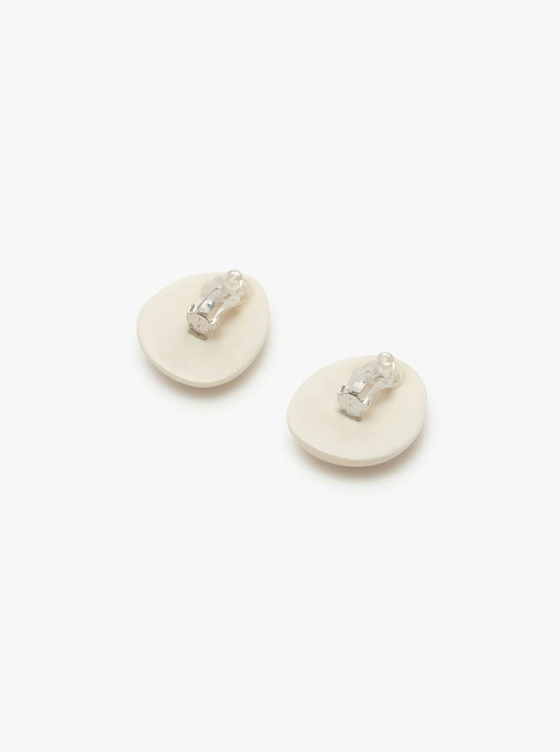 Lima earrings: white