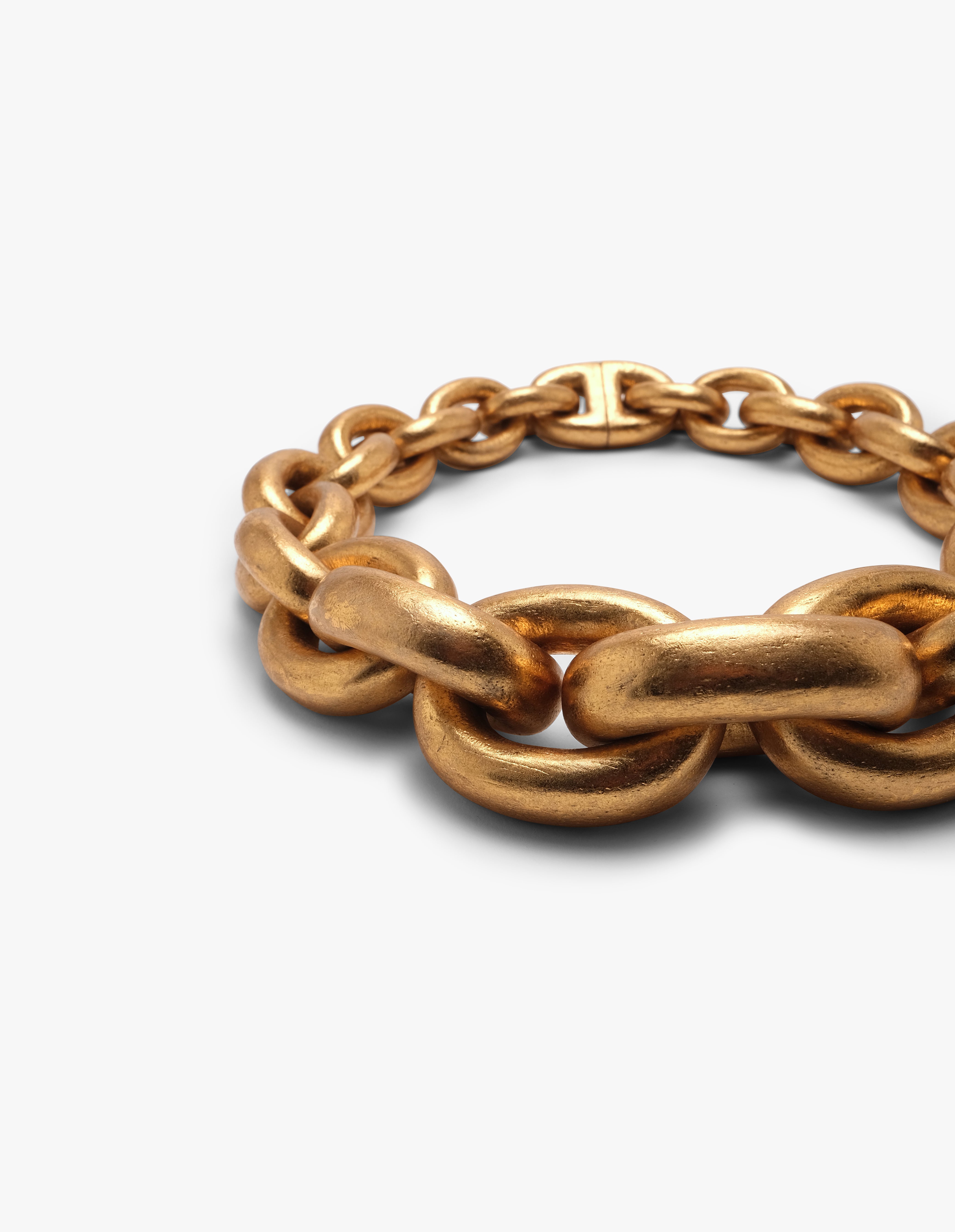 Delhi necklace: acacia, goldfoil