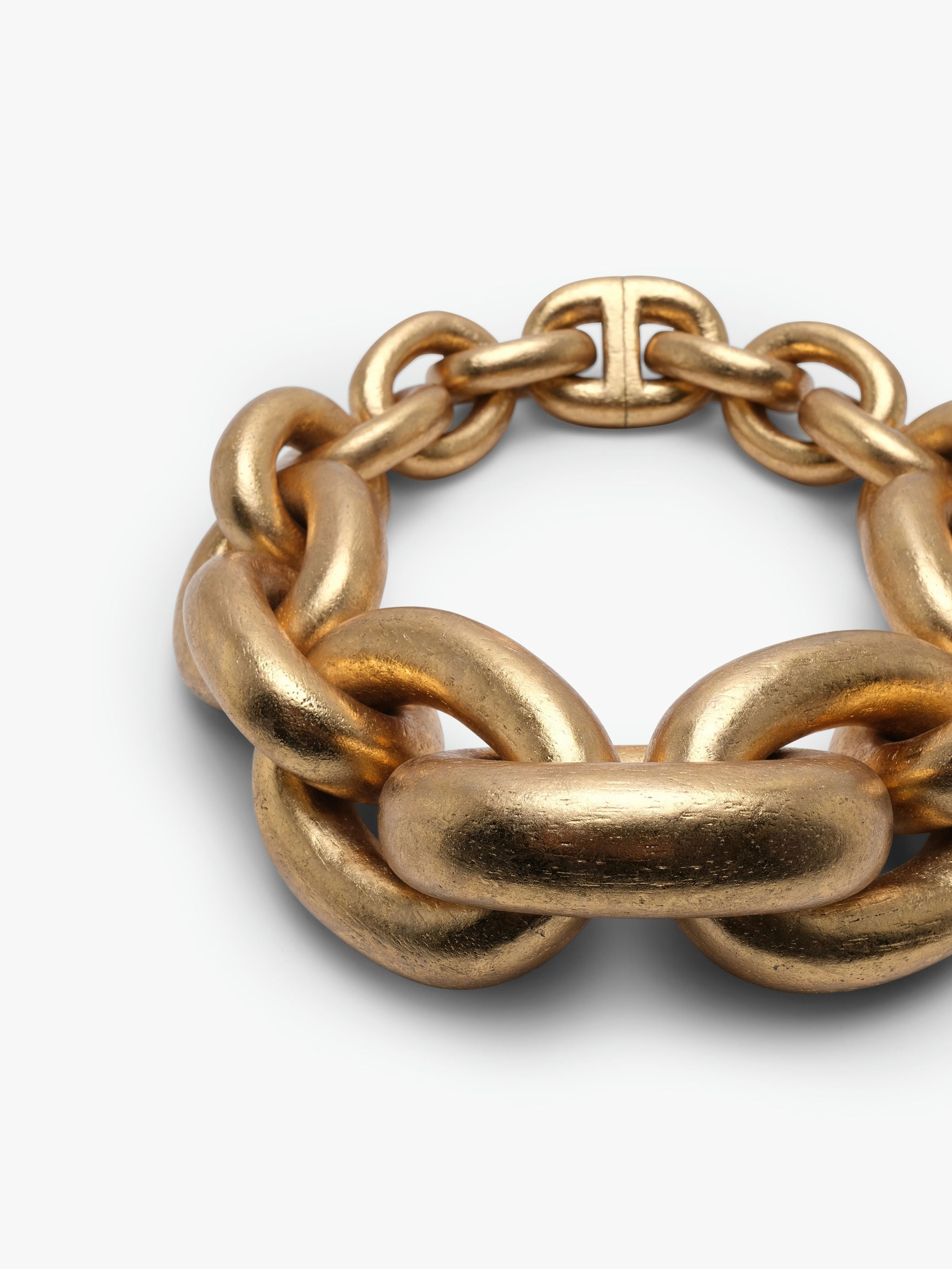 Seoul necklace: acacia, goldfoil