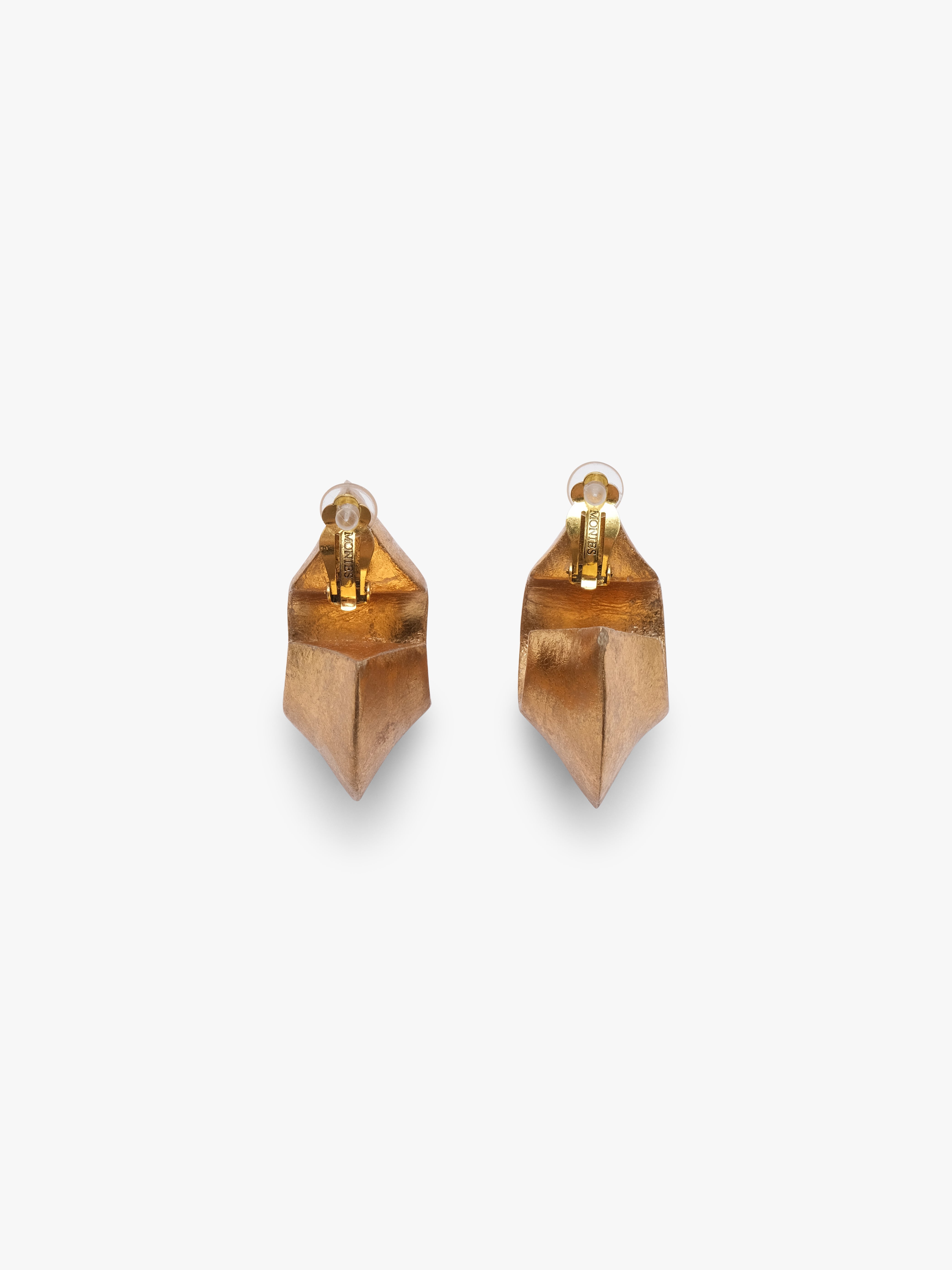 Baku earrings: goldfoil