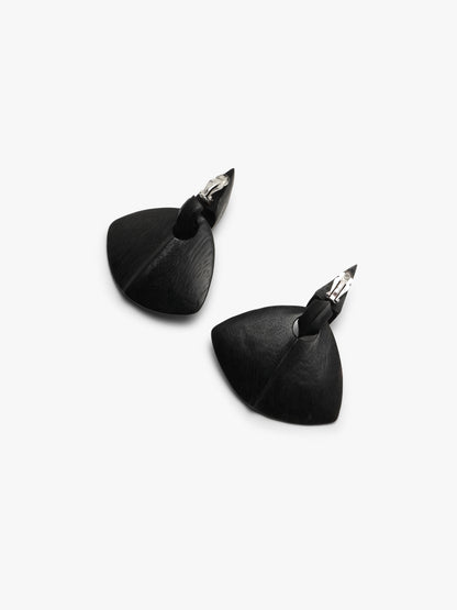 Florence earrings: black acacia