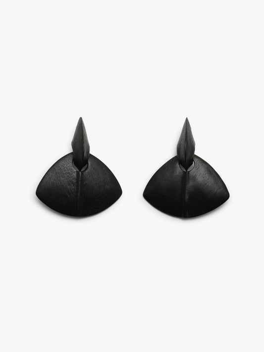 Florence earrings: black acacia