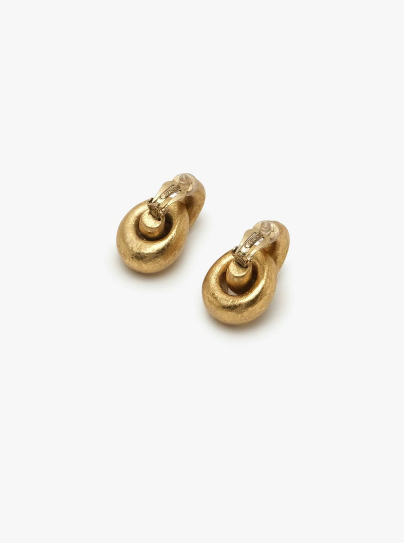 Havana earrings: goldfoil