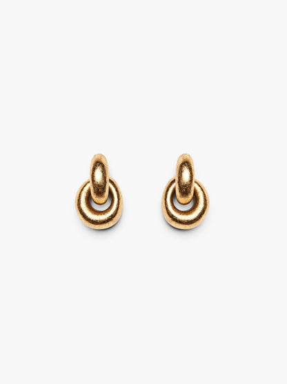Havana earrings gold