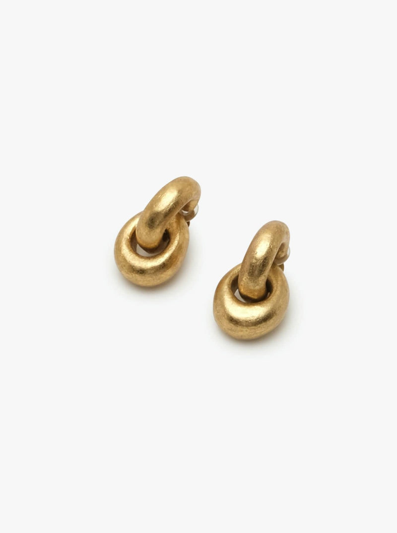 Havana earrings: goldfoil
