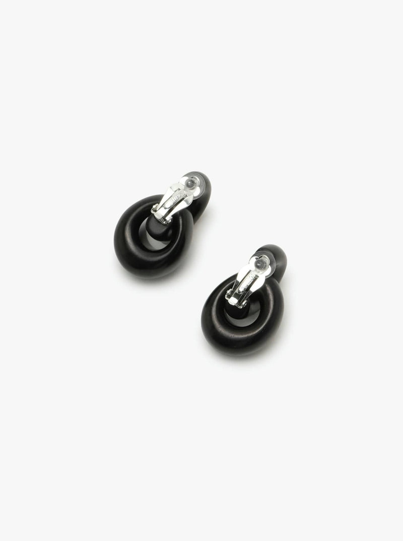 Havana earrings: black acacia