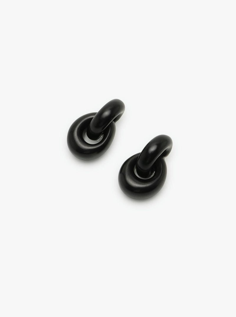 Havana earrings: black acacia