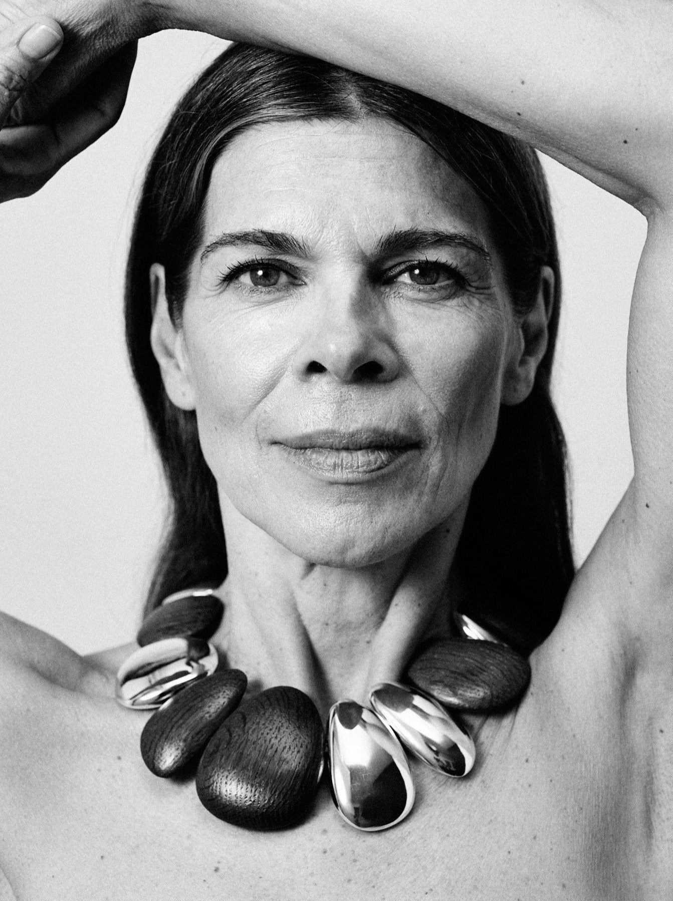 Anniversary necklace: bog oak, sterling silver