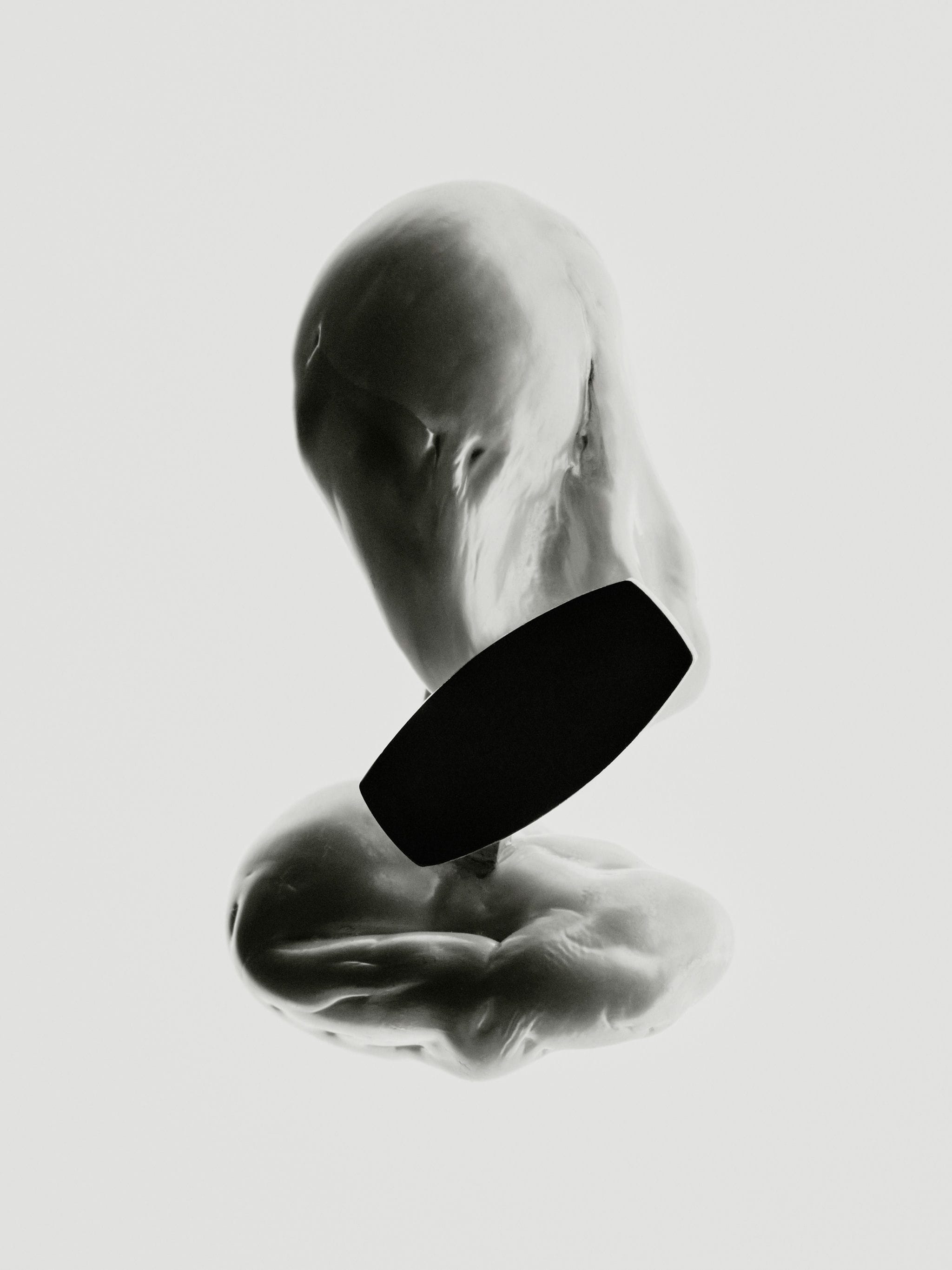 Dune cuff links: baroque pearl