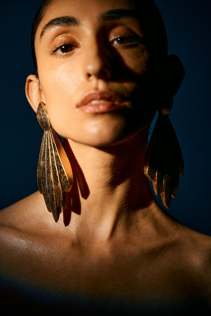Taylor earring: goldfoil