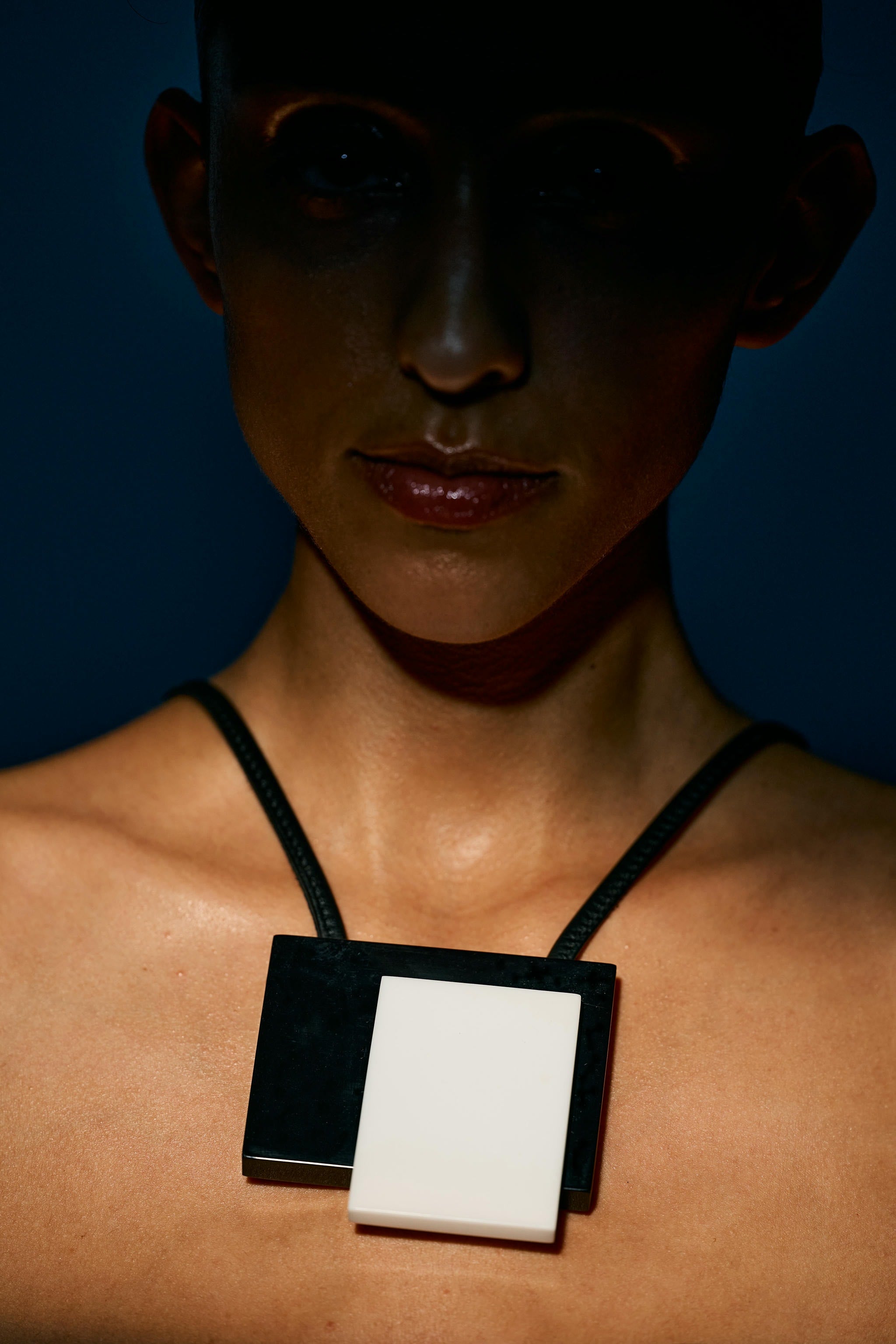 Wera pendant: black/white acrylic