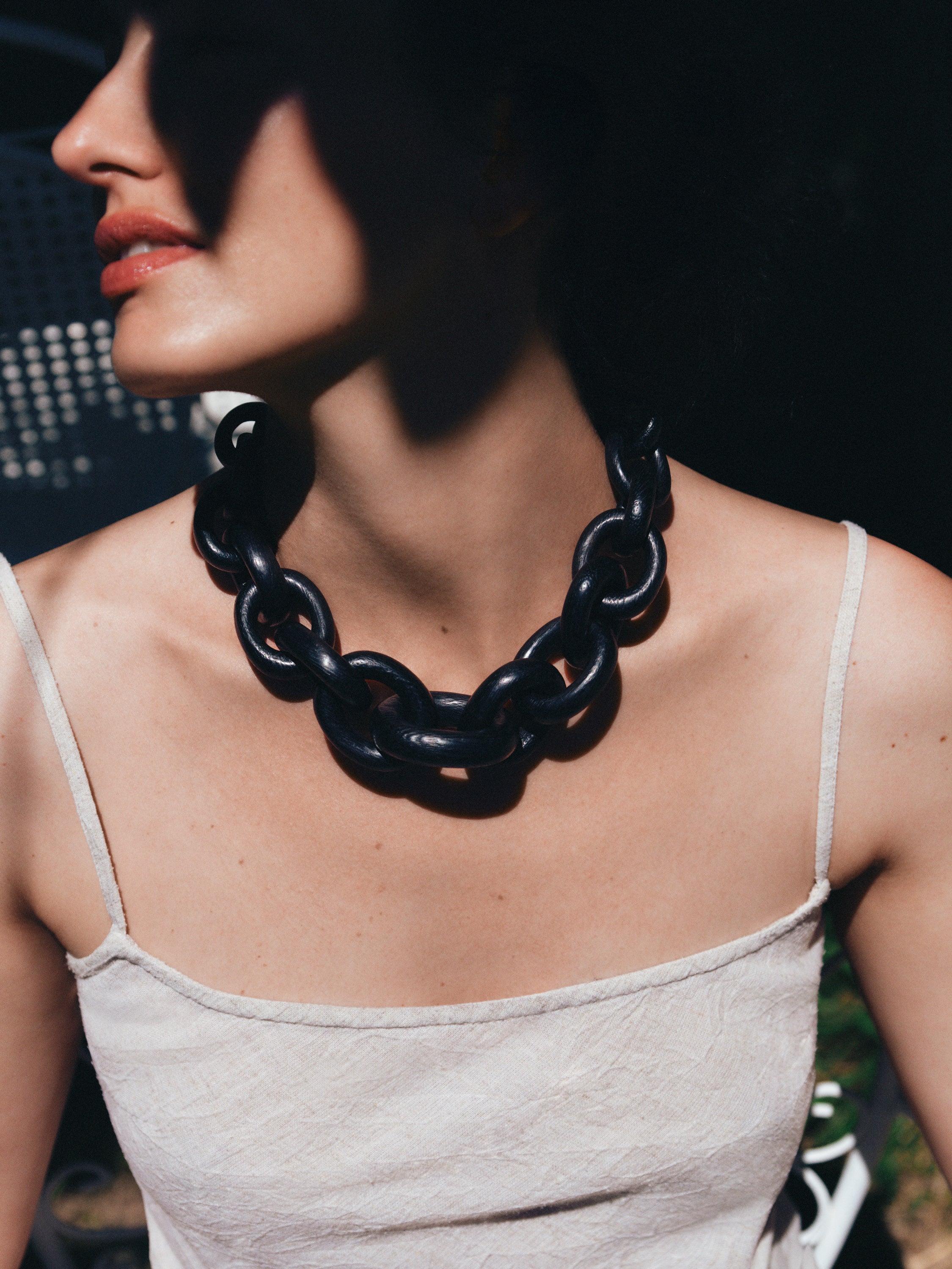 Catena necklace: black acacia
