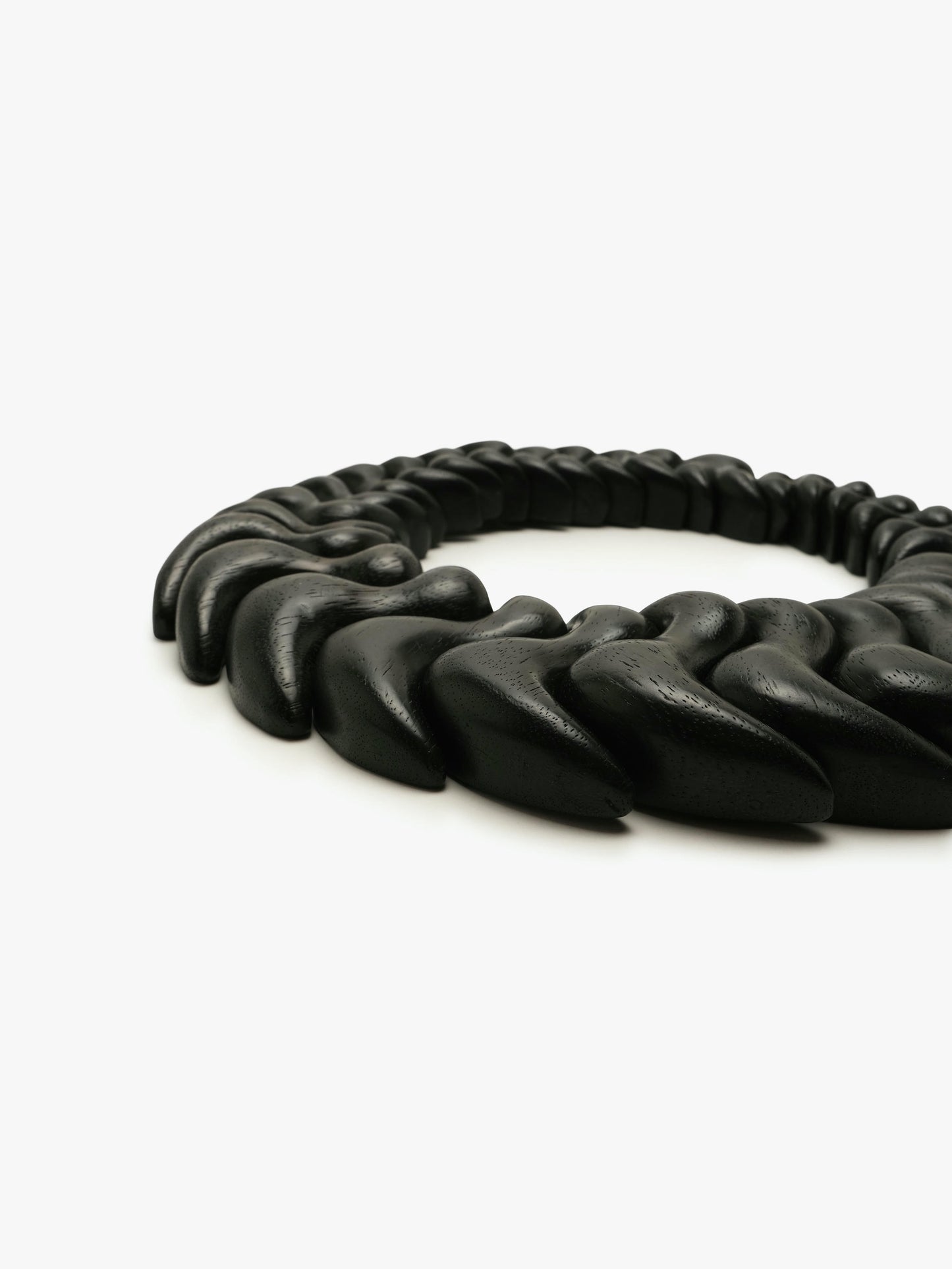 Necklace: black acacia