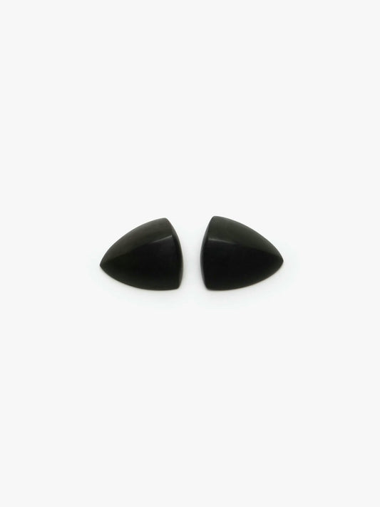 Earclips: black acacia