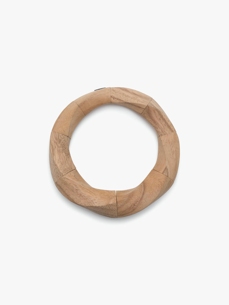Katherine necklace: acacia wood