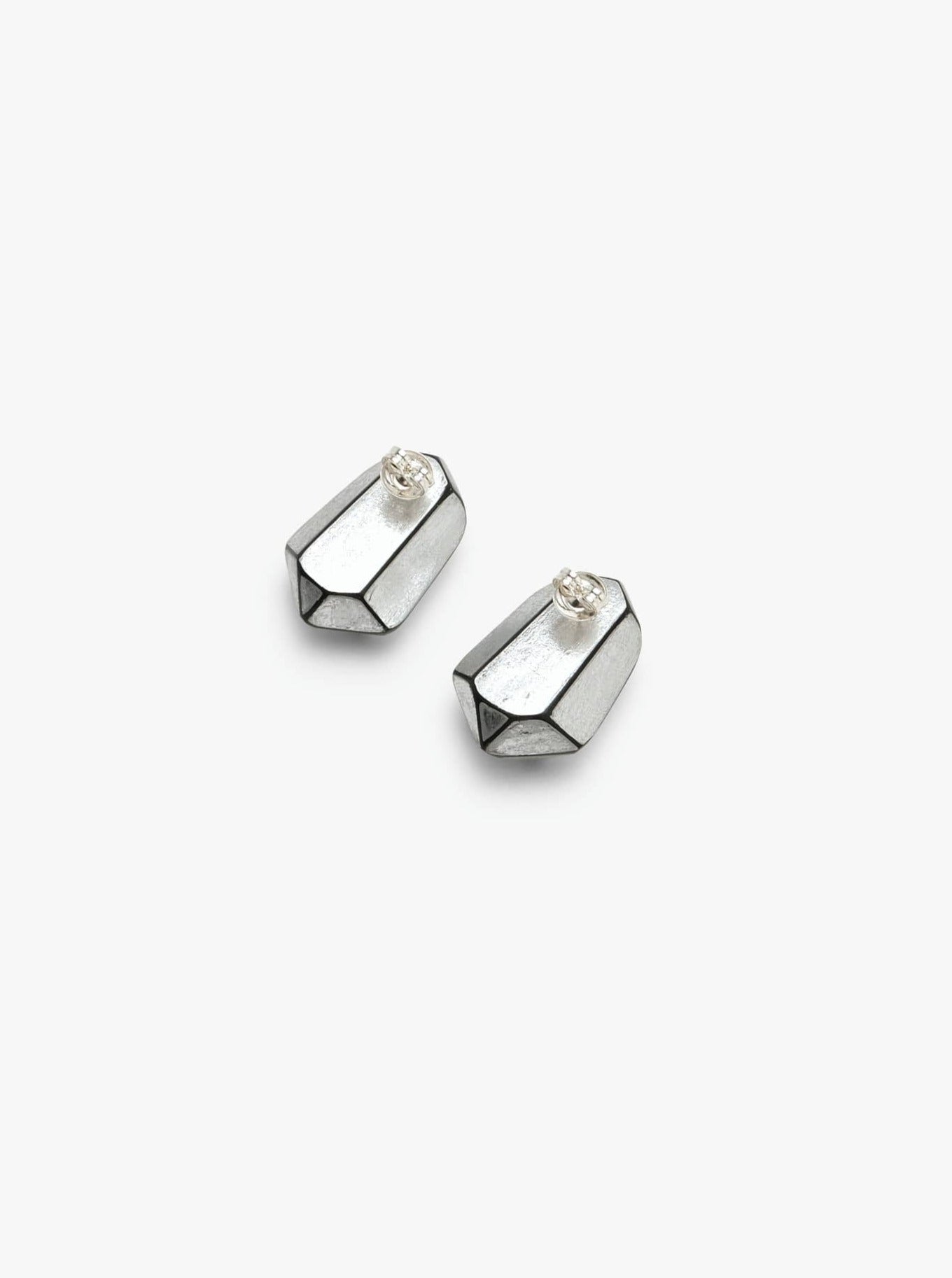 Lyrix stud earring silver