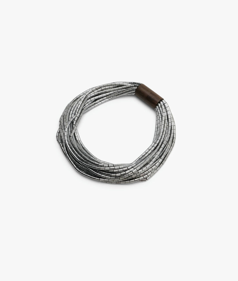 Ember necklace: hematite stone