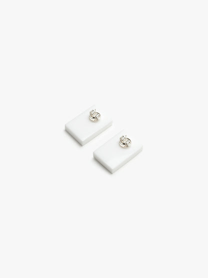 Harlow earring: white