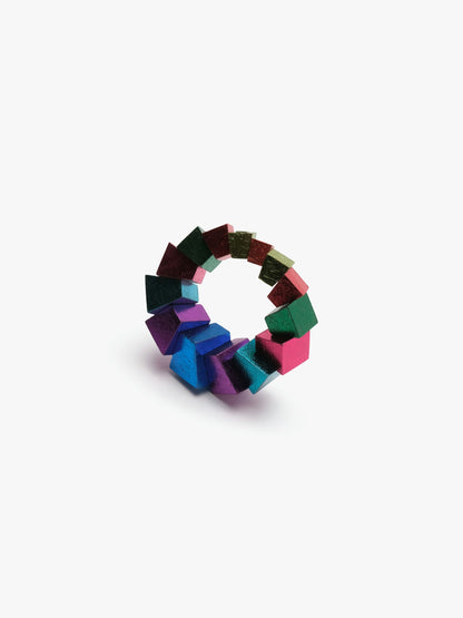 Rivius bracelet: acacia, metallic foil