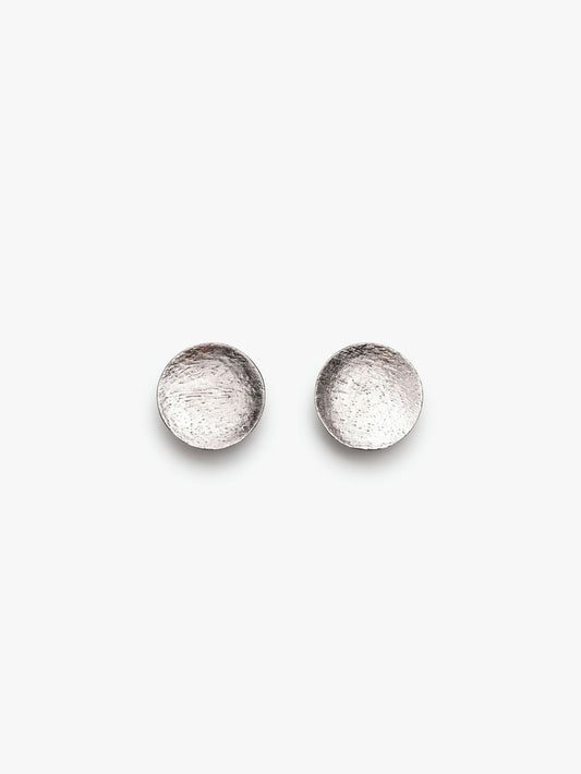 Opaca earring: acacia, silverfoil