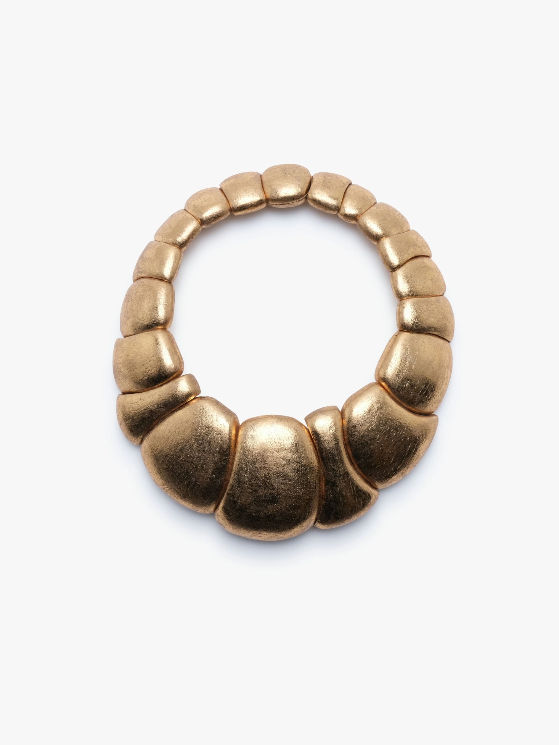 Oria necklace: acacia, goldfoil