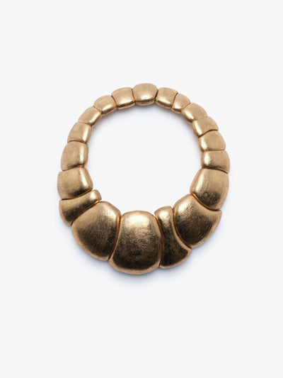Oria necklace: acacia, goldfoil