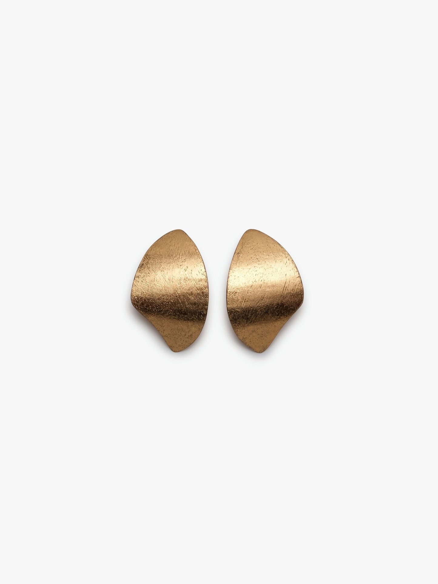 Lora earrings: acacia, goldfoil