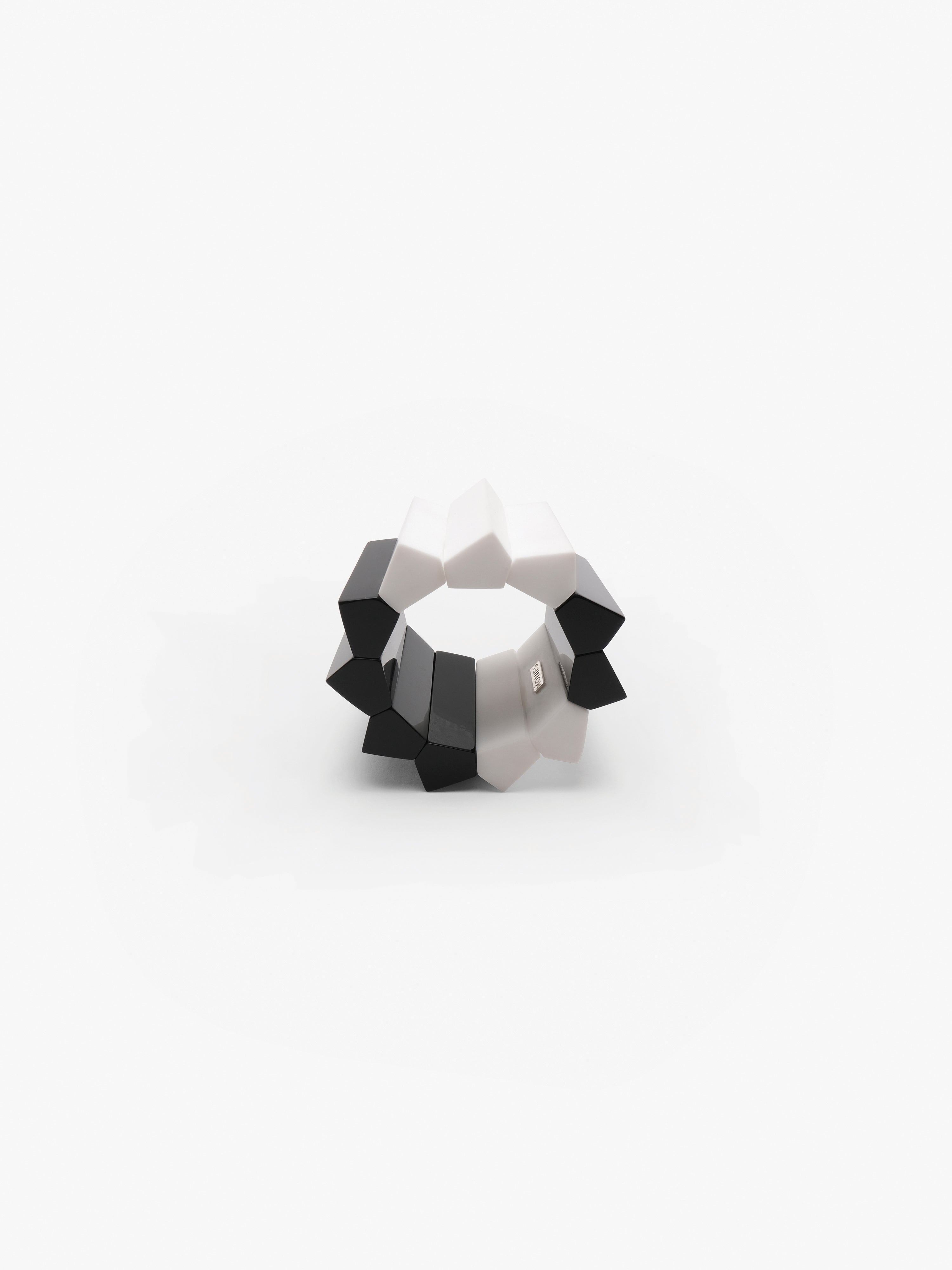 Storme bracelet: black/white greencast