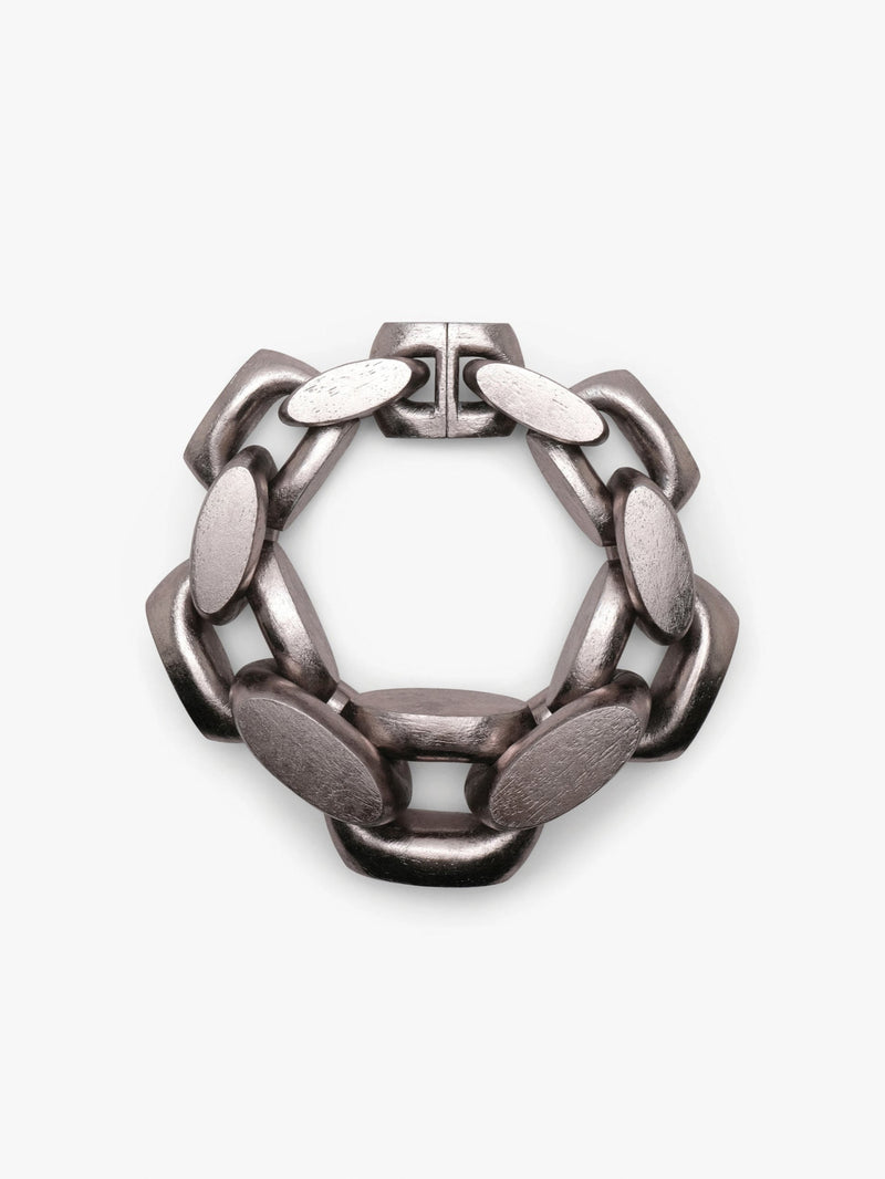 Aella necklace: acacia, silverfoil