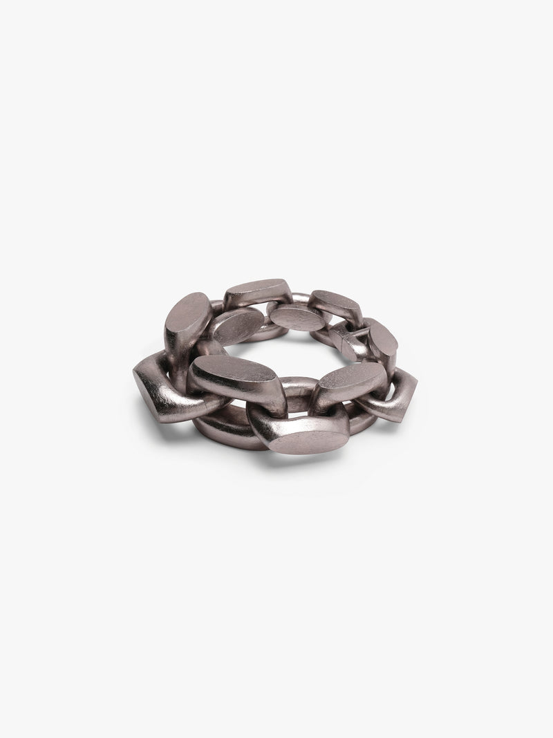 Aella necklace: acacia, silverfoil