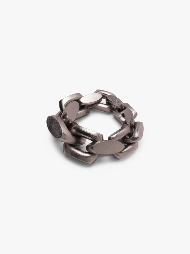 Aella necklace: acacia, silverfoil