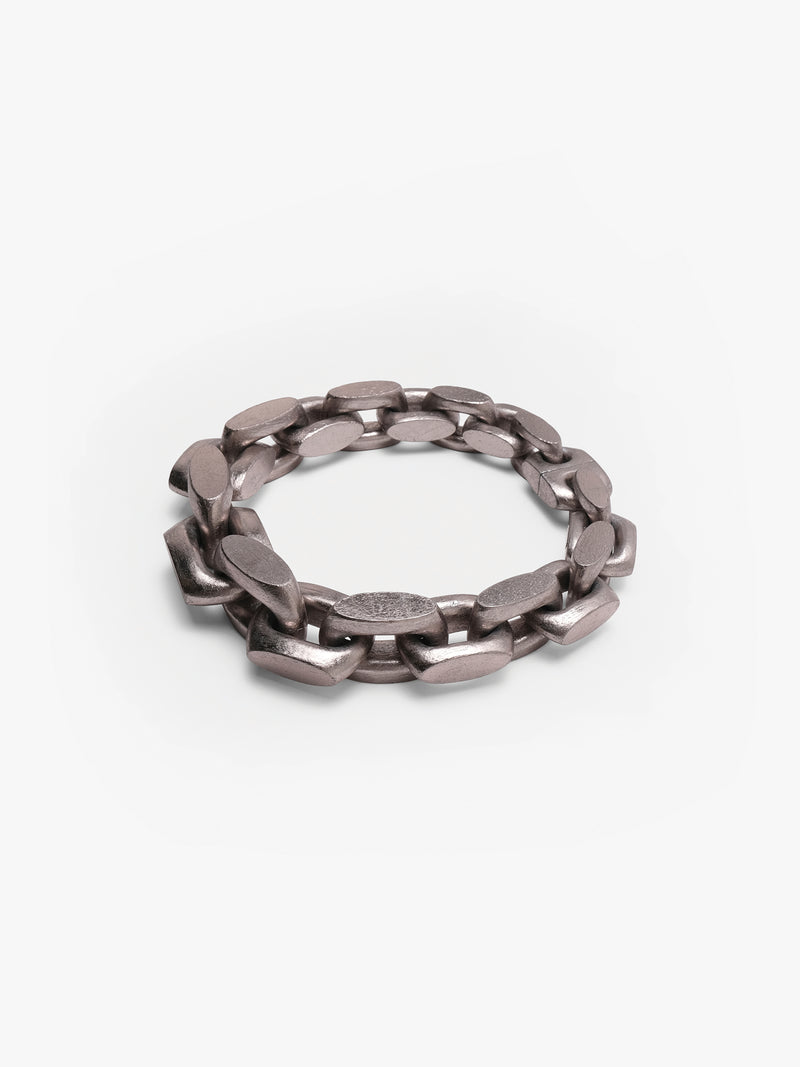 Arashi necklace: acacia, silver foil