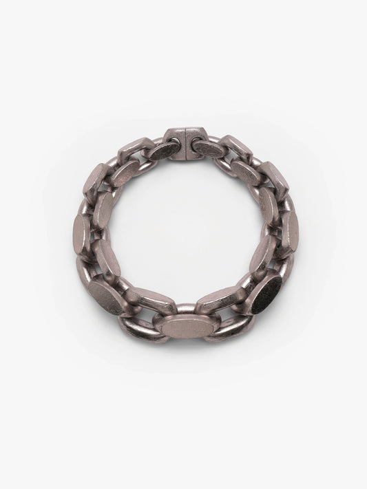 Arashi necklace: acacia, silver foil