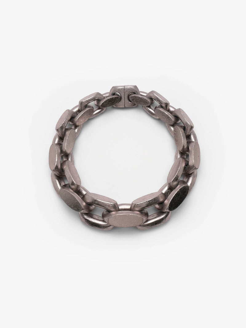 Arashi necklace: acacia, silver foil