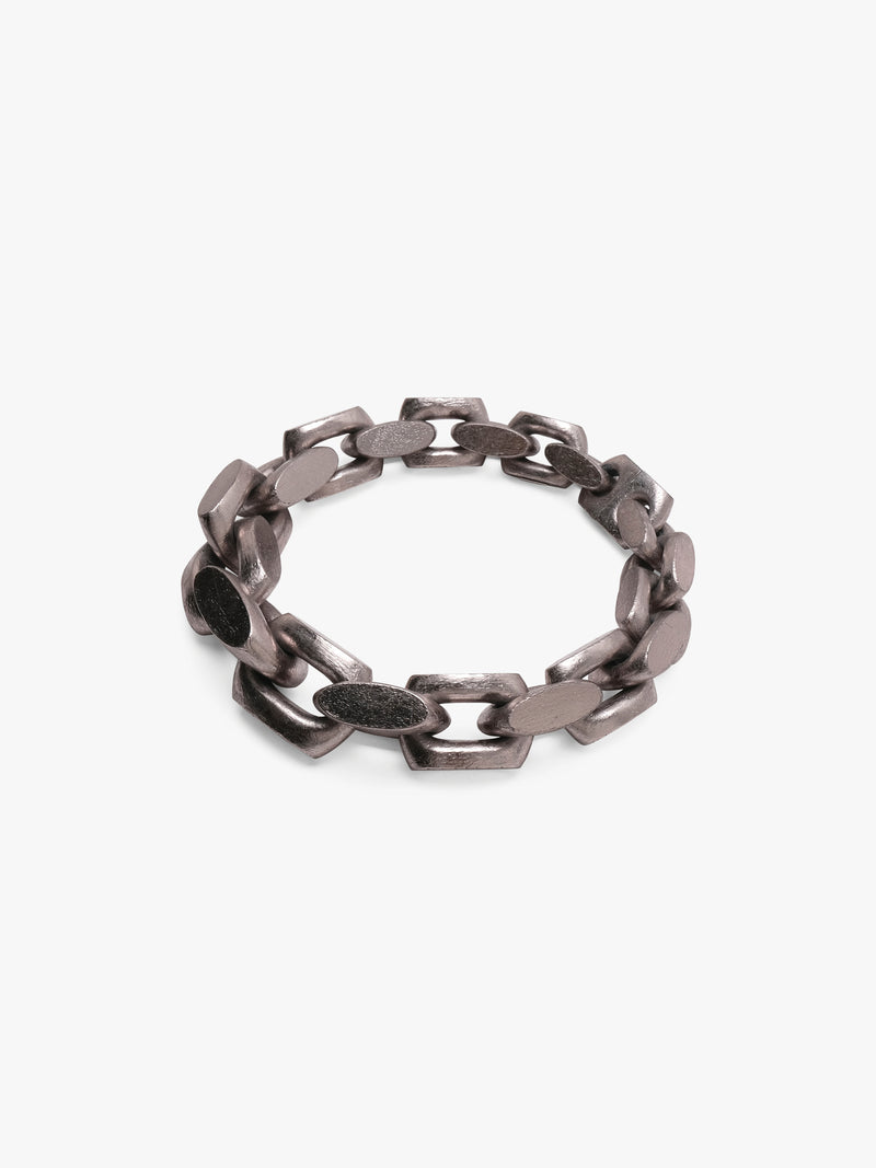Arashi necklace: acacia, silver foil