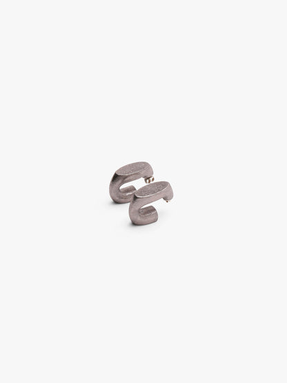 Anora stud earrings: acacia, silverfoil