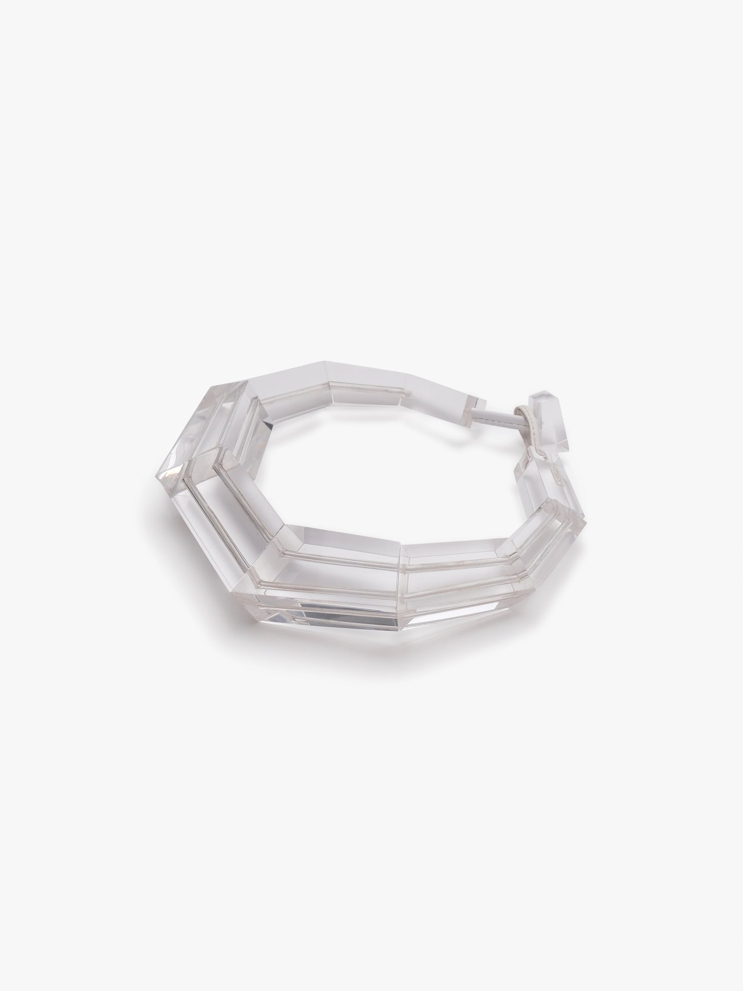 Tempest necklace: clear greencast