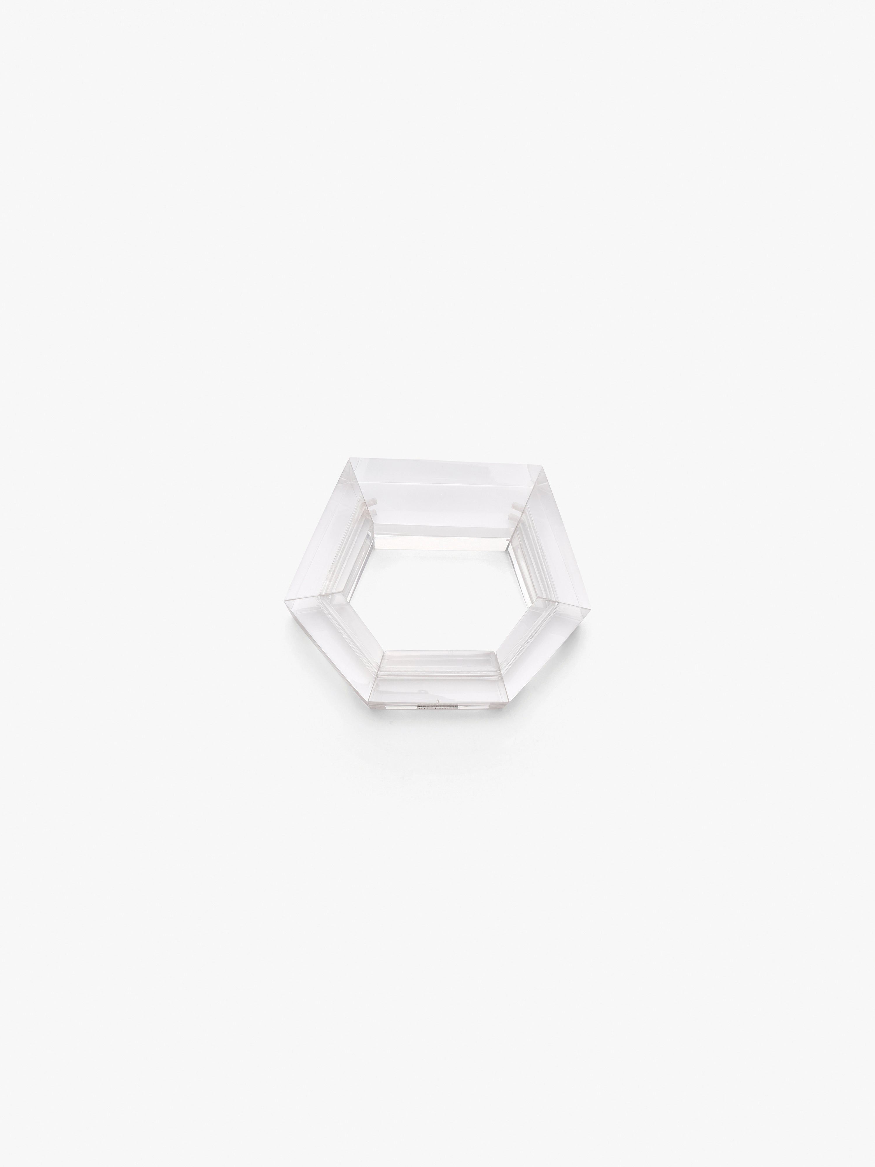 Thalia bracelet: clear greencast