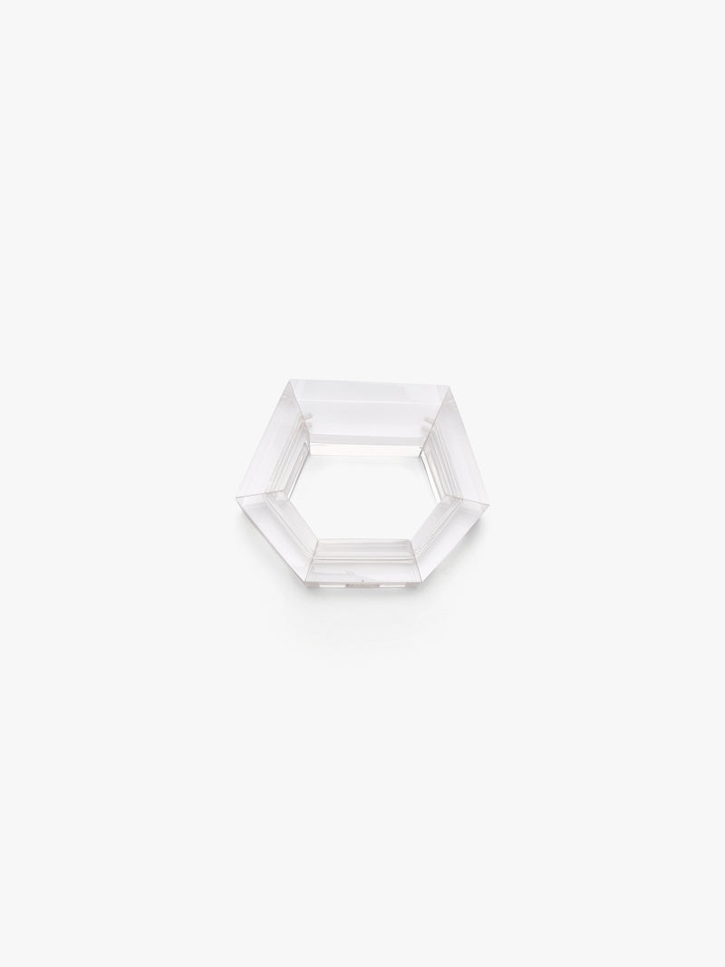 Thalia bracelet: clear greencast