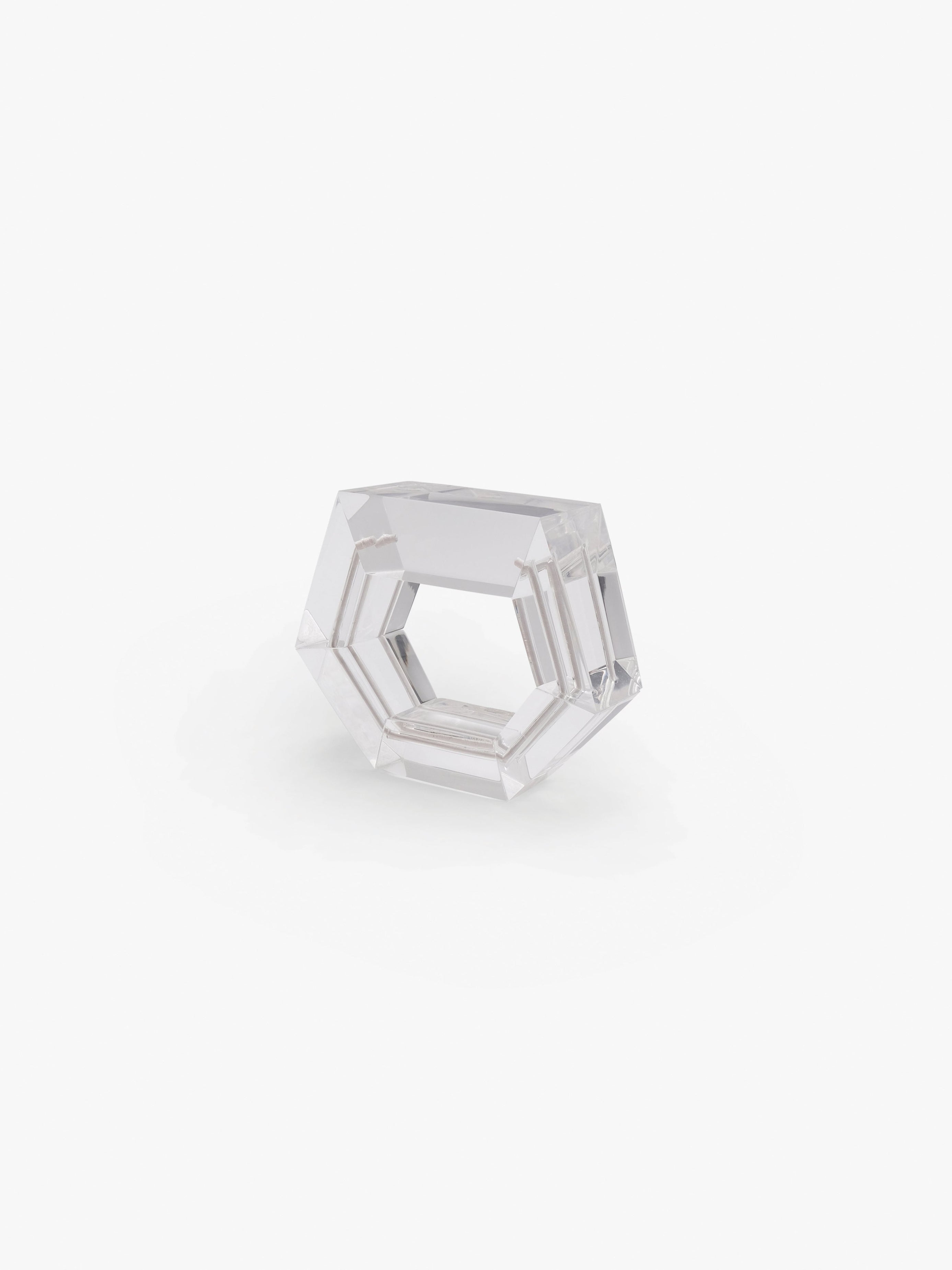 Thalia bracelet: clear greencast