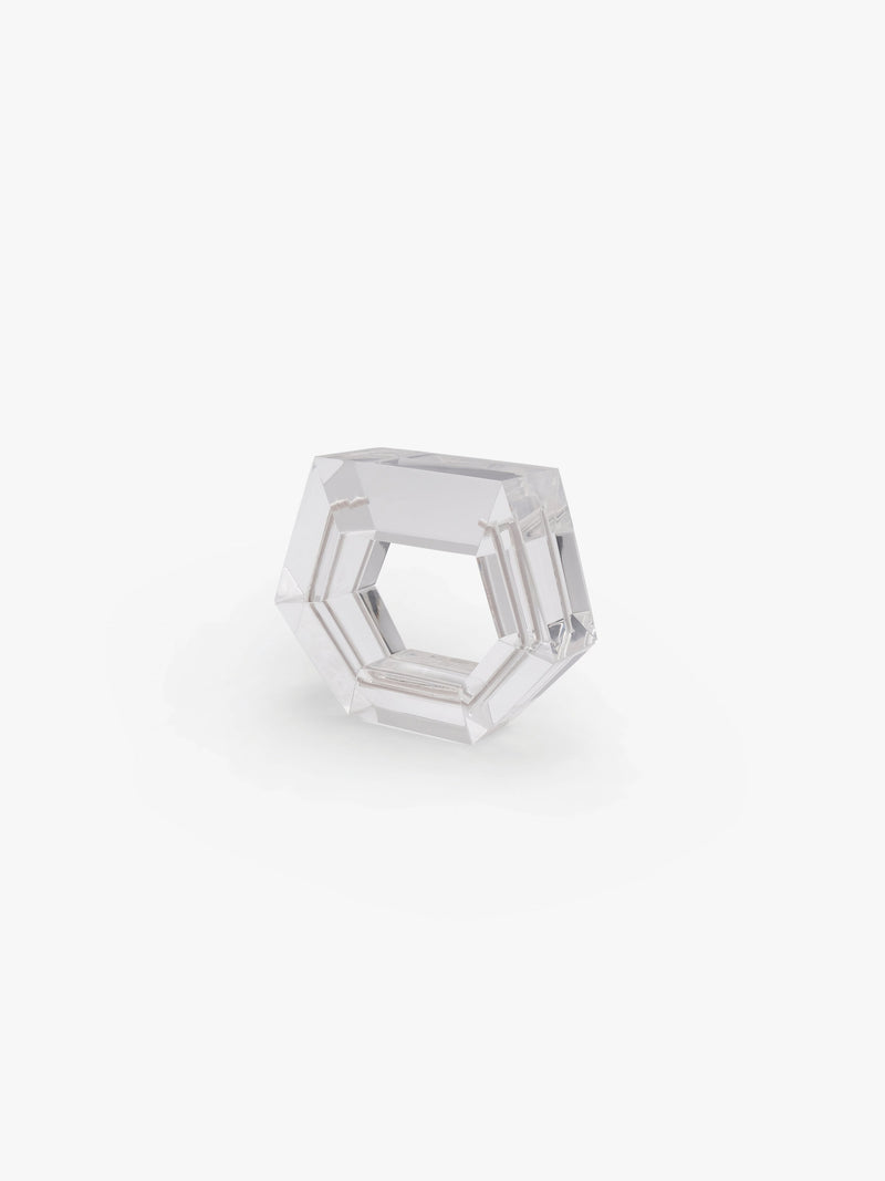 Thalia bracelet: clear greencast