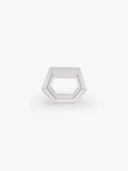 Thalia bracelet: clear greencast