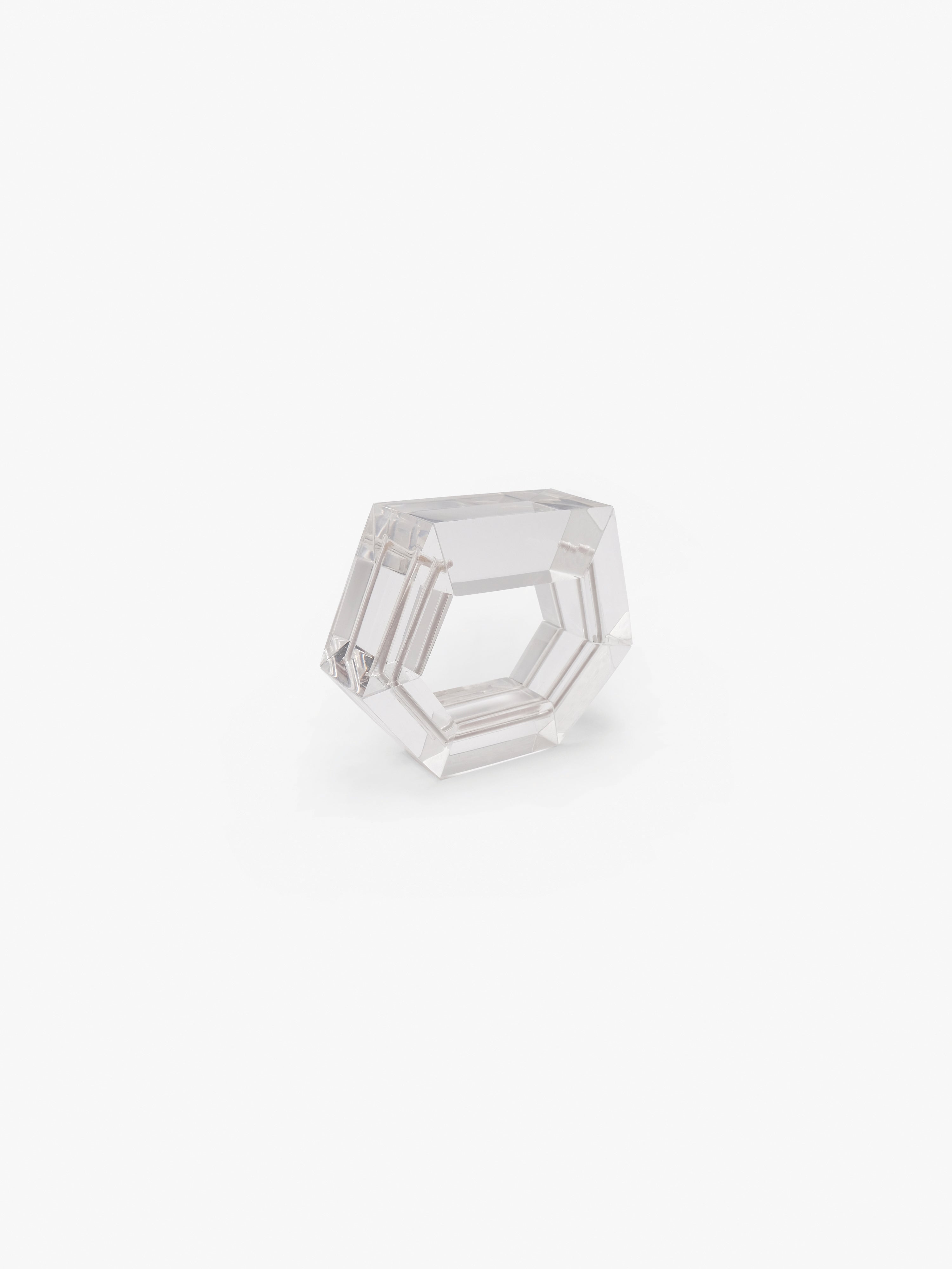 Thalia bracelet: clear greencast