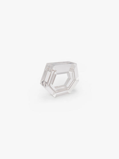 Thalia bracelet: clear greencast