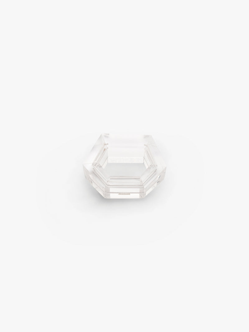 Thalia bracelet: clear greencast