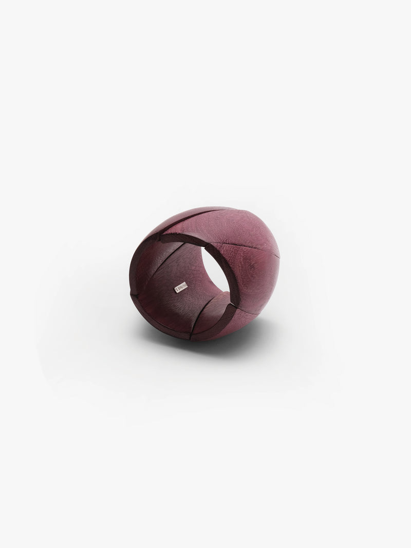 Pavana bracelet: amaranth wood