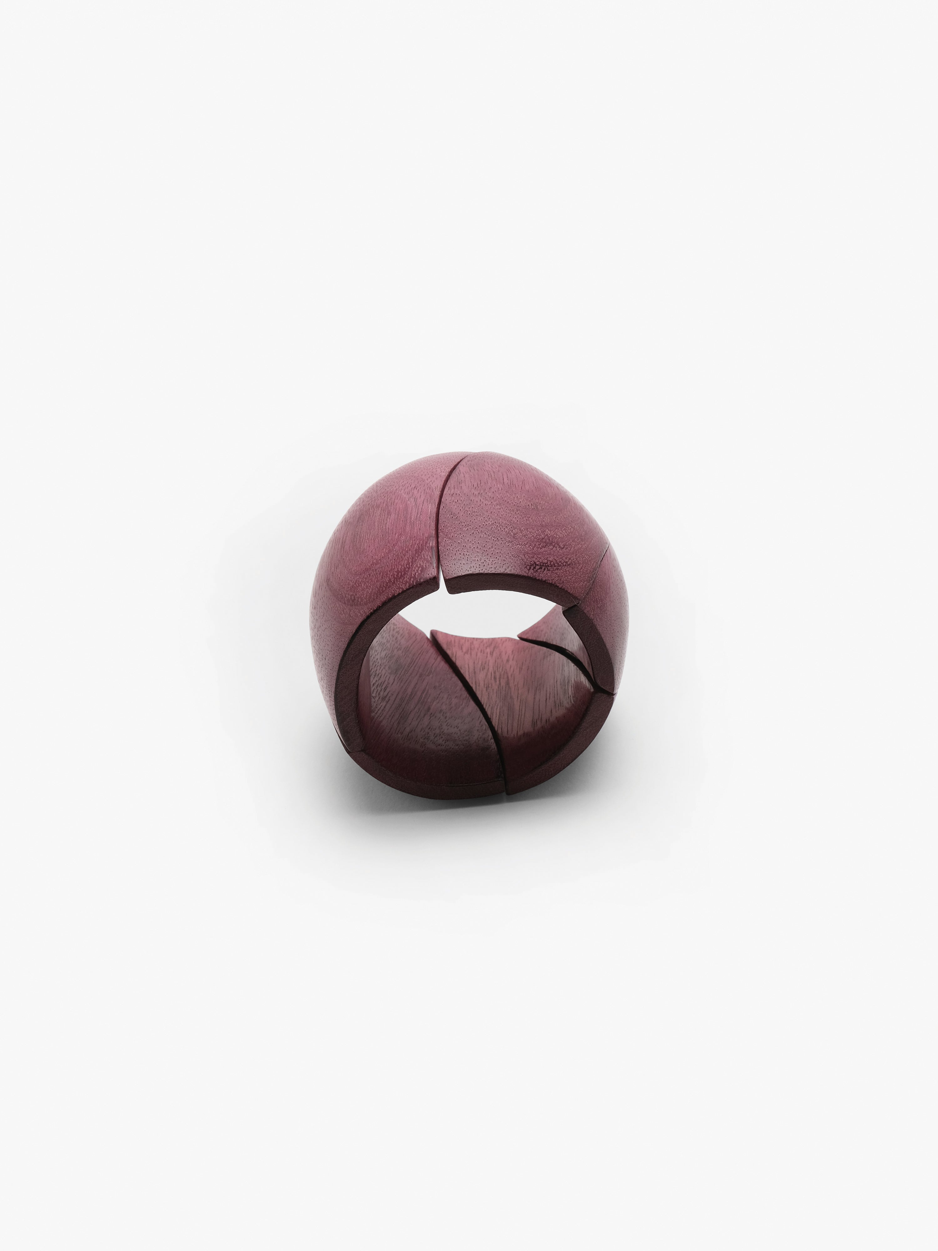 Pavana bracelet: amaranth wood